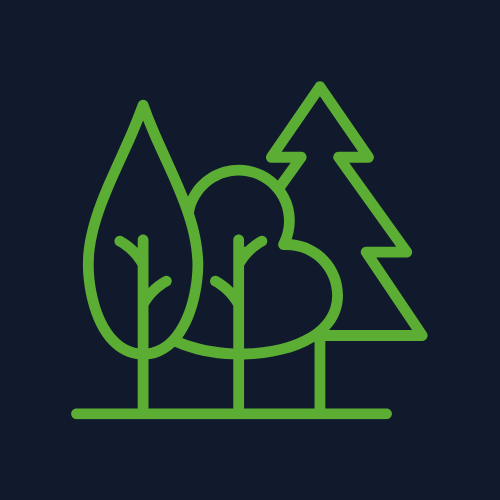 Stataus miško pirkimas iliustracija