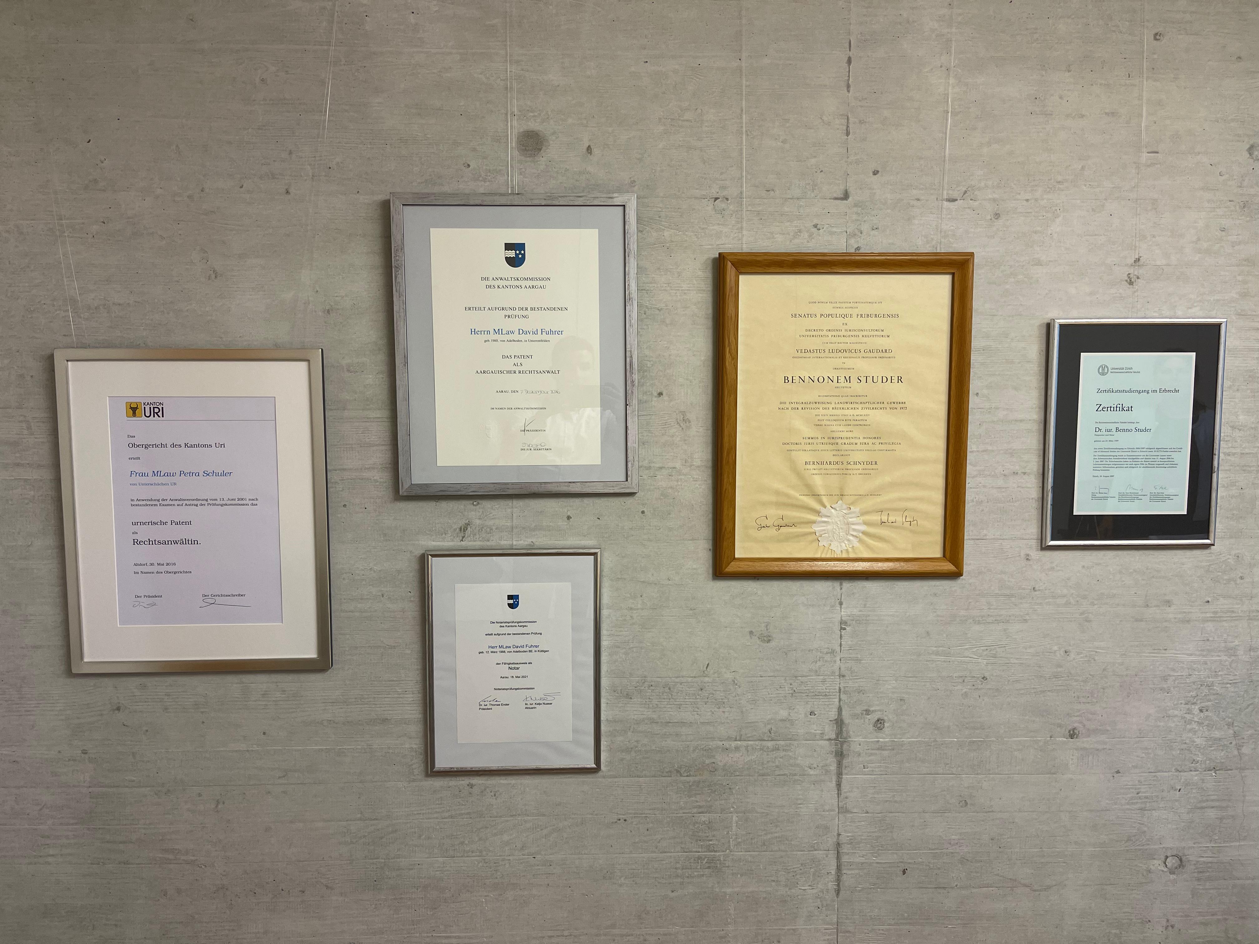 STUDER ANWÄLTE UND NOTARE AG, Bahnhofplatz 1 in Frick