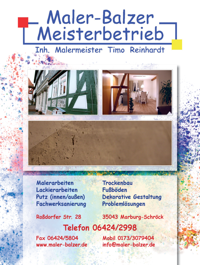 Bild 1 Malerbetrieb Balzer Inh. Timo Reinhardt in Marburg