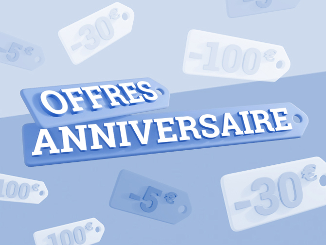 Offres anniversaire