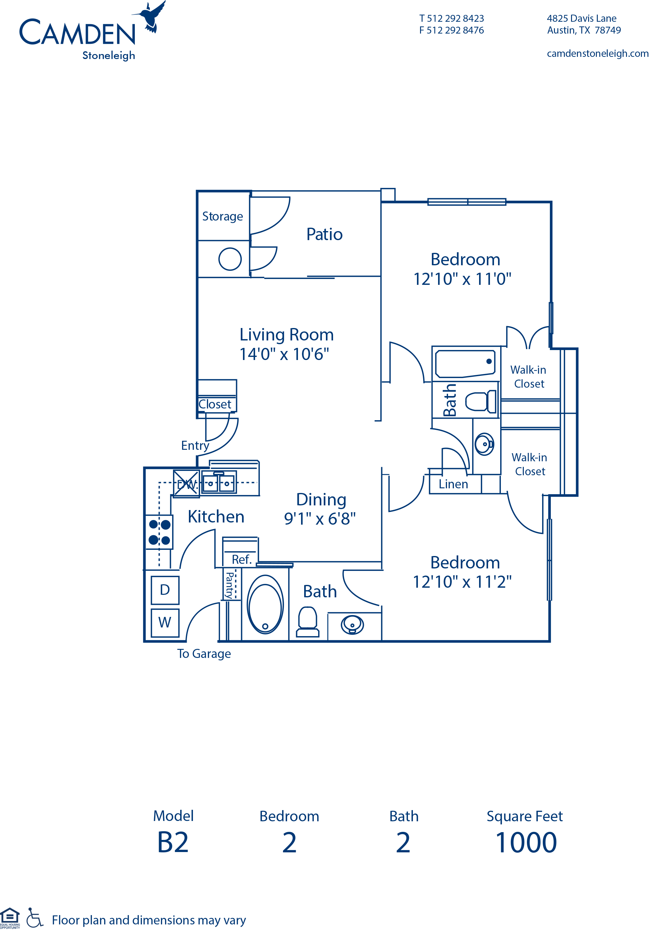 Camden Stoneleigh Apartments Photo