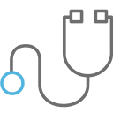 Stethoscope icon.