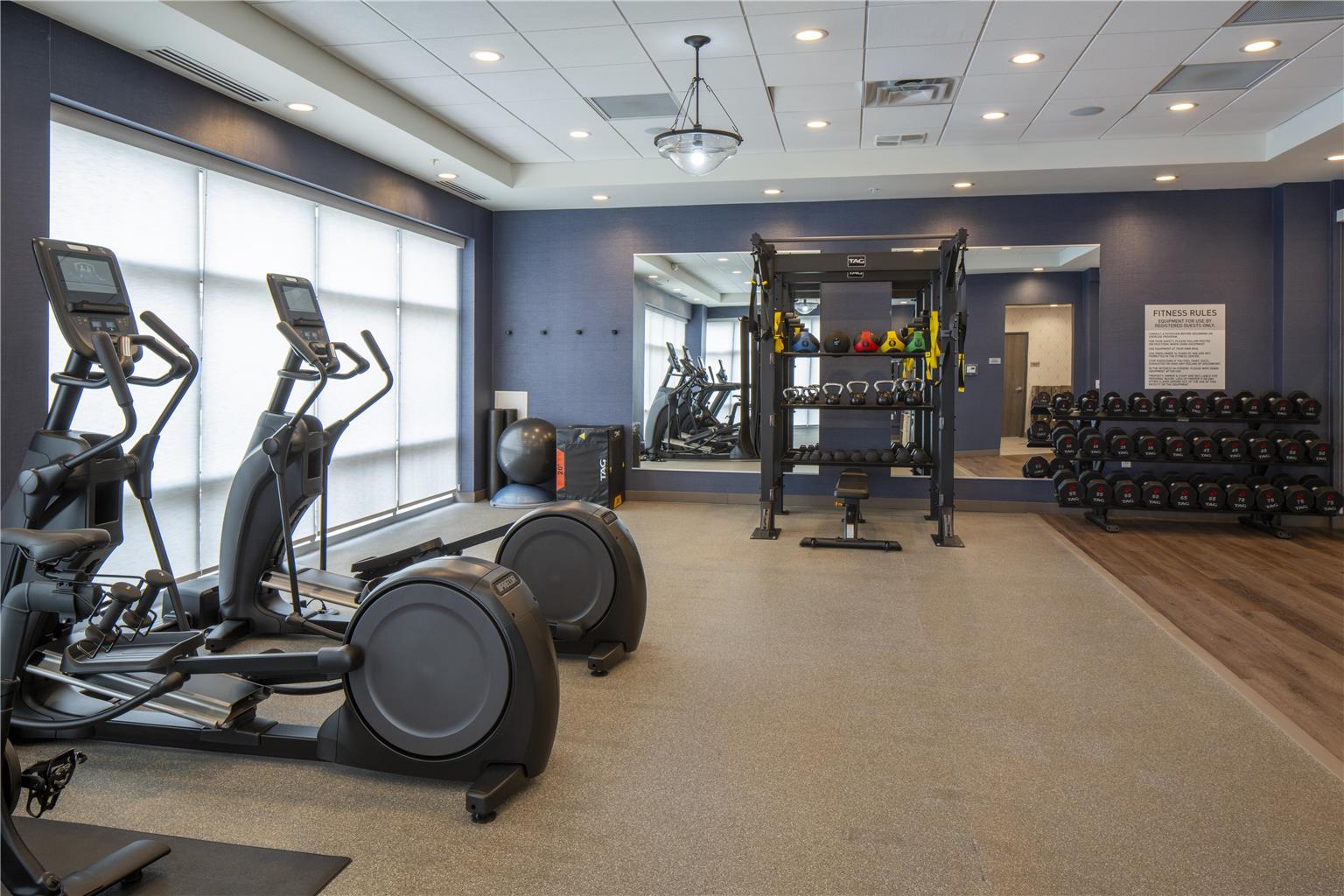 Health club  fitness center  gym