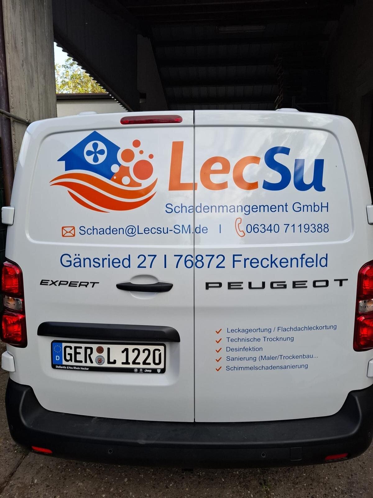 LecSu Schadenmanagement GmbH, Gänsried 27 in Freckenfeld