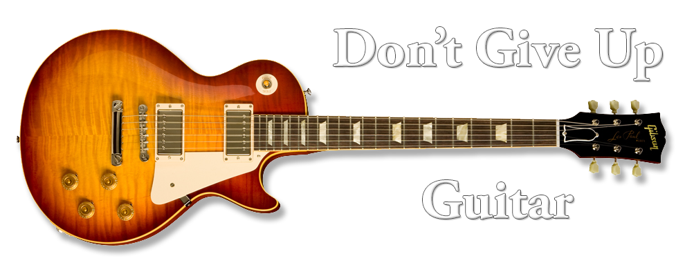 Don't Give Up Guitar