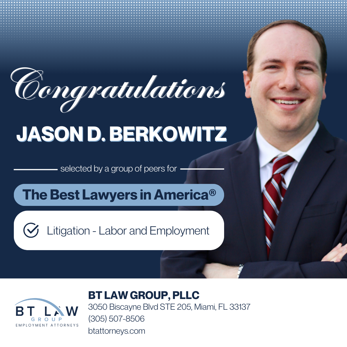 Jason D. Berkowitz - The Best Lawyers in America