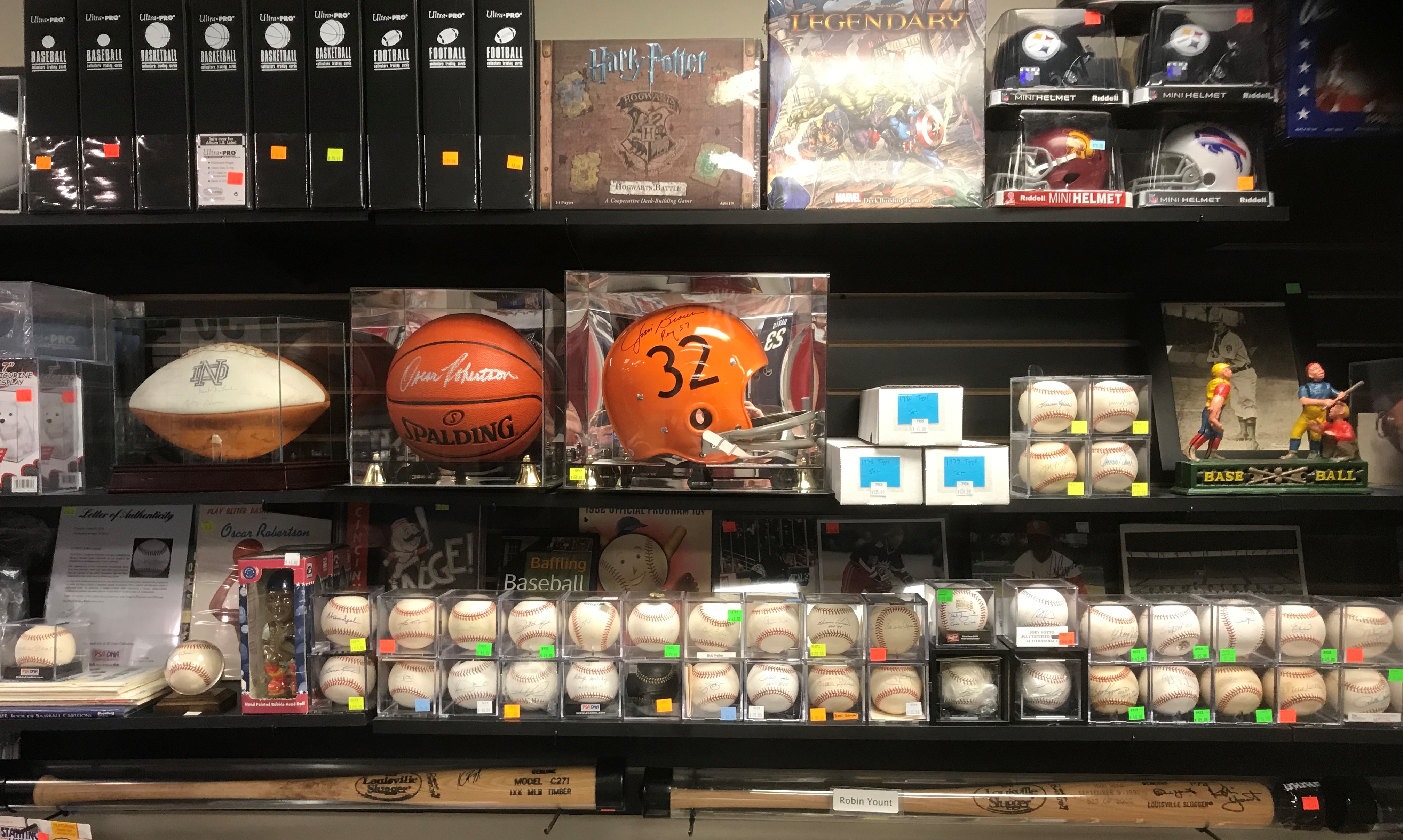 Sports card shops near me