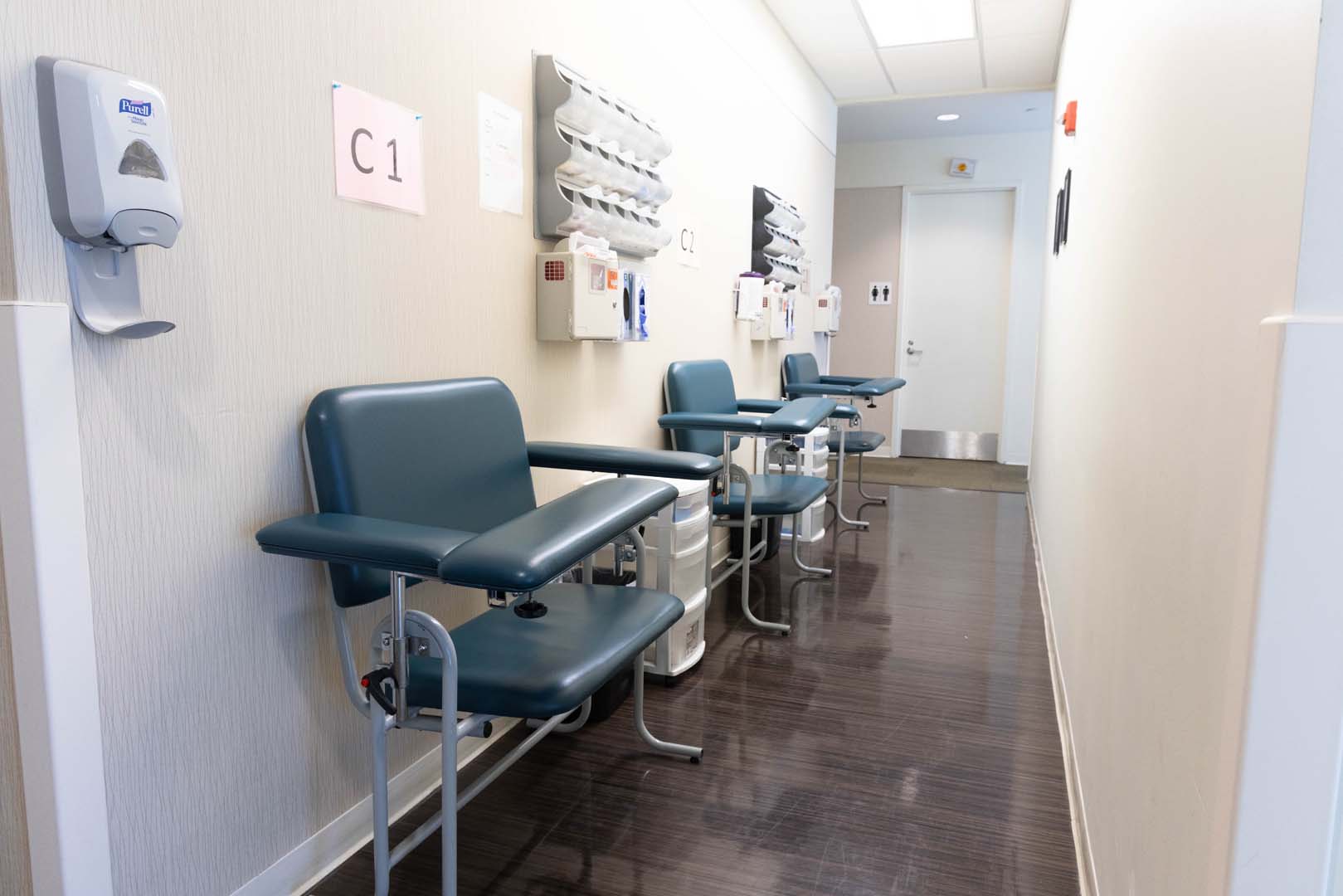 Lab draw area at HealthNet Barrington Health & Dental Center