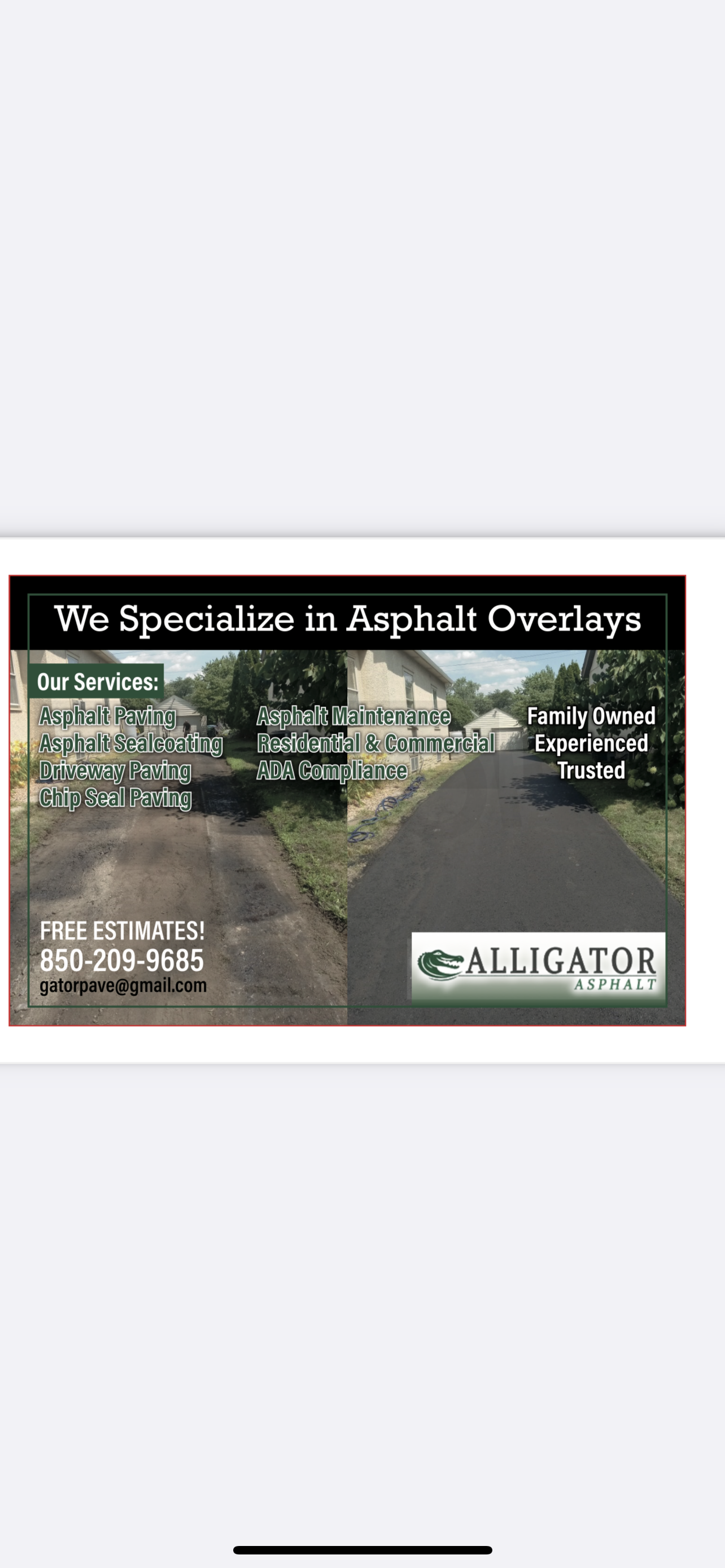 Alligator Asphalt