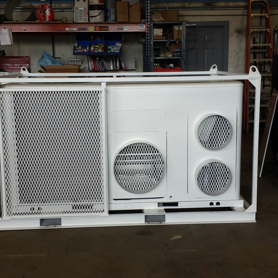 Equipment build 10 ton unit for portable Medical Center