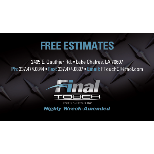 Final Touch Collision Repair, Inc.