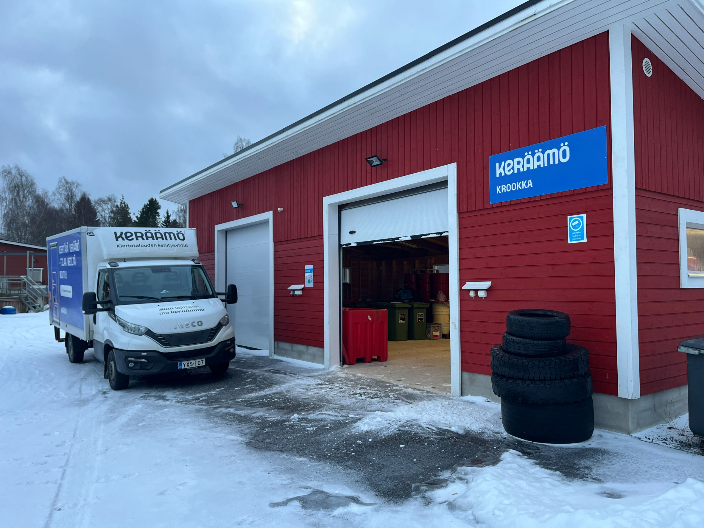 Images Keräämö Oy, Krookan lajitteluasema