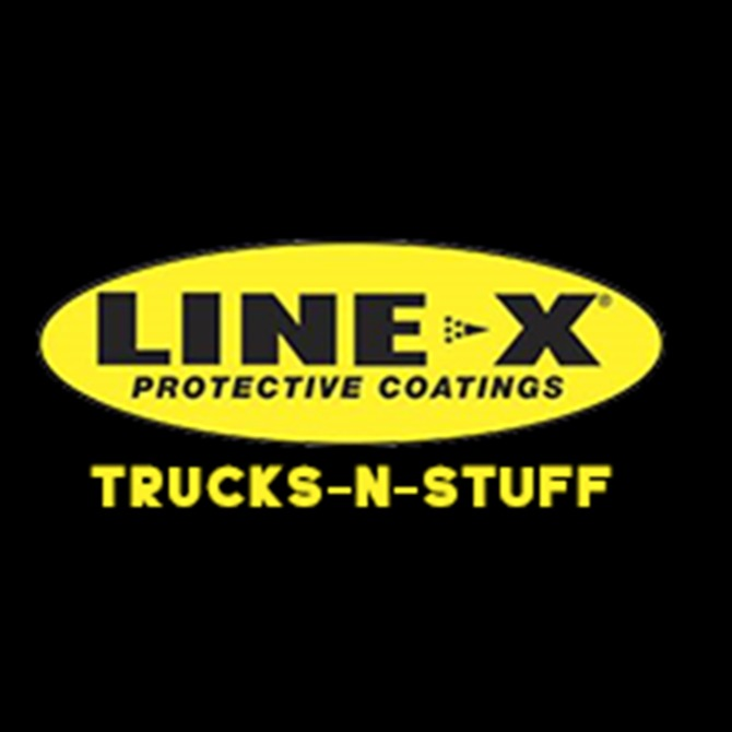 Line X Trucks N Stuff Logo