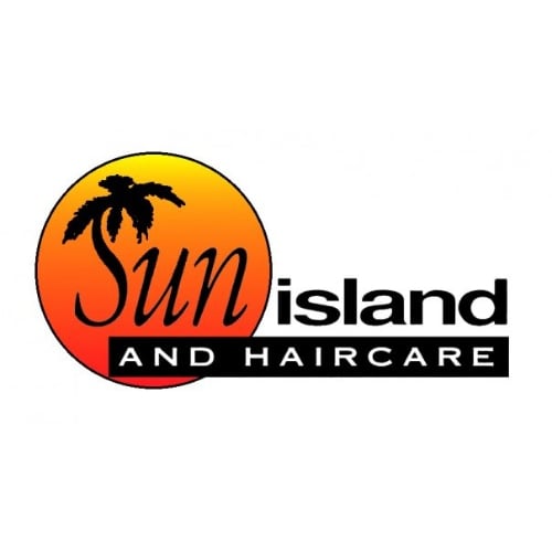Sun Island and Hair Care Logo