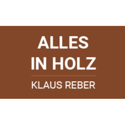 Alles in Holz Klaus Reber