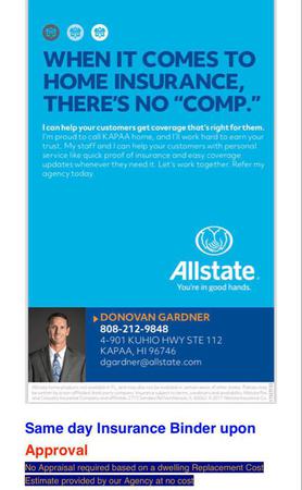 Images Donovan Gardner: Allstate Insurance