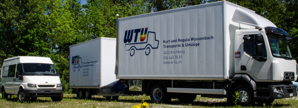 WTU Wyssenbach & Co. Transporte & Umzüge, Beundenweg 34 in Kirchberg BE