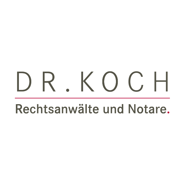 Logo DR. KOCH Rechtsanwälte und Notare.