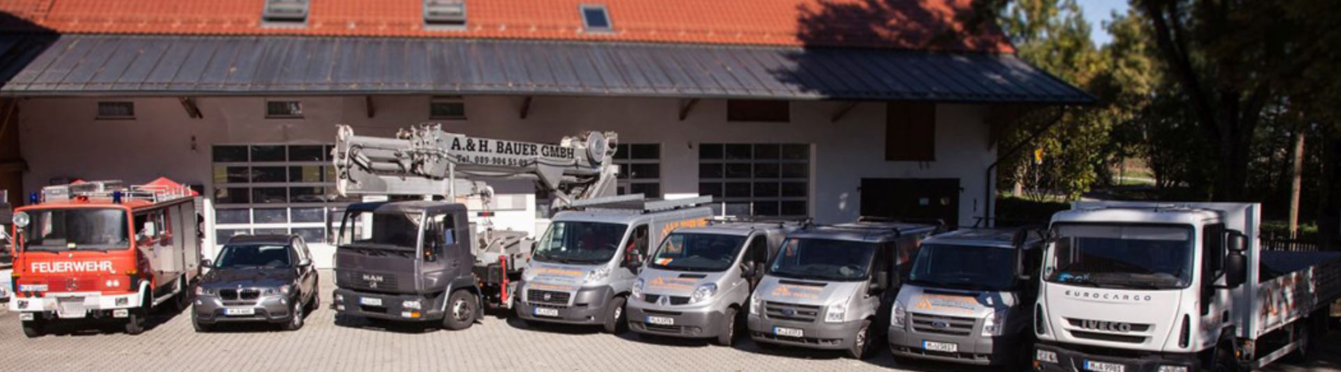 Mitarbeiterfahrzeuge - A. & H. Bauer GmbH Spenglerei und Dachdeckerei München