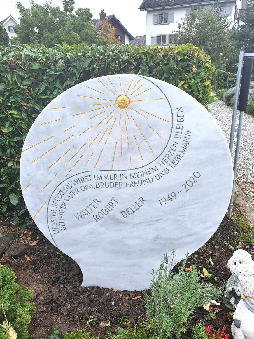 Grabmale / Grabsteine und Brunnenbau Peter Winter, Albisriederstrasse 10 in Zürich