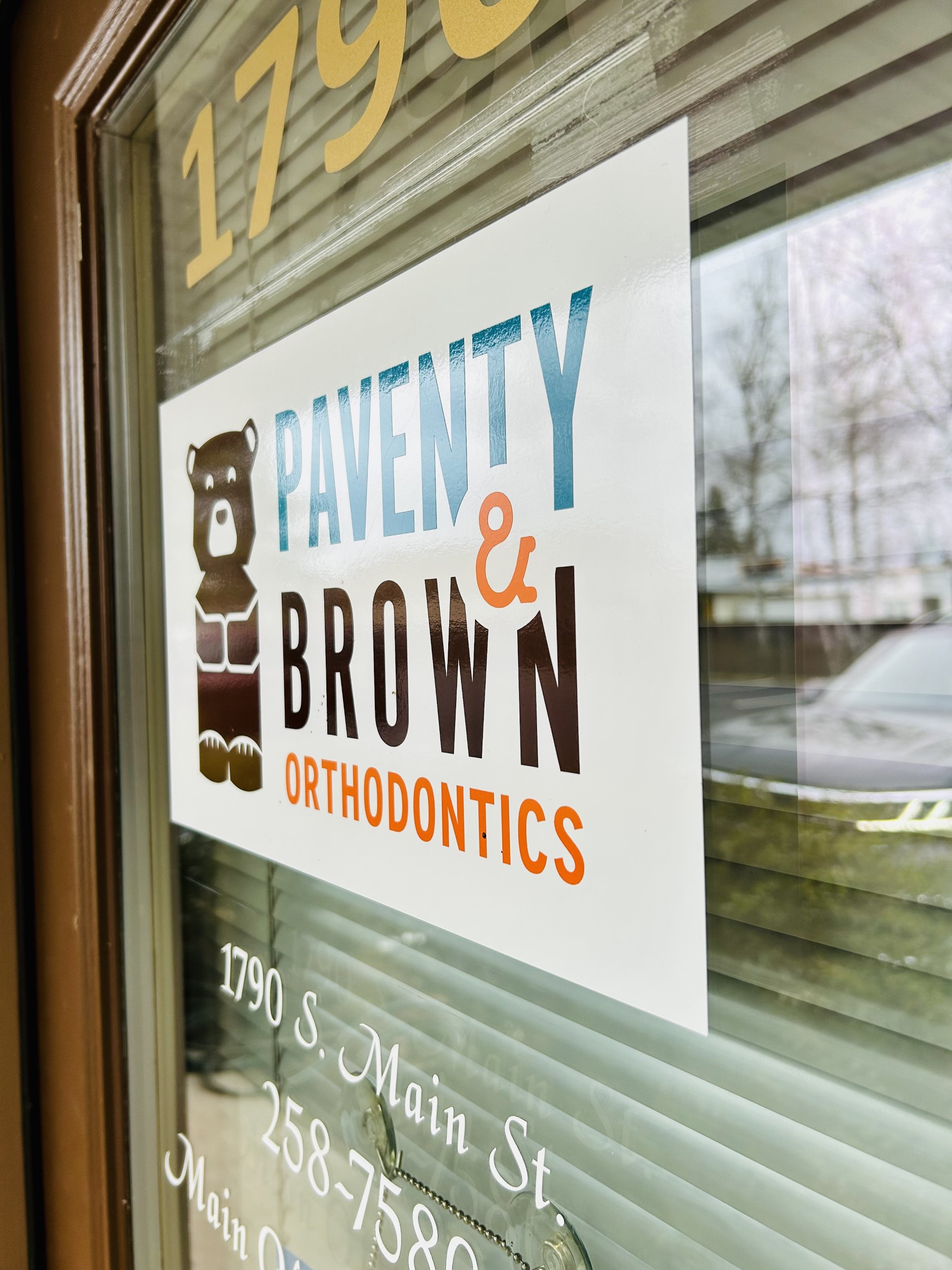 Paventy & Brown Orthodontics Signage