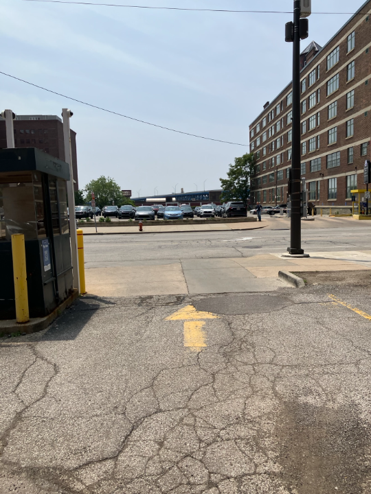 Parking Lot Entraince