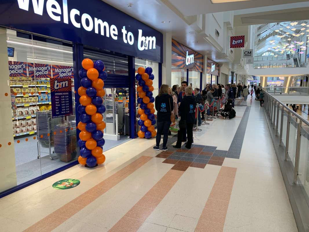 B&M's newest store opened its doors on Saturday (13th April 2019) in Crawley. The B&M Store is located in the heart of the town at County Mall Shopping Centre.
