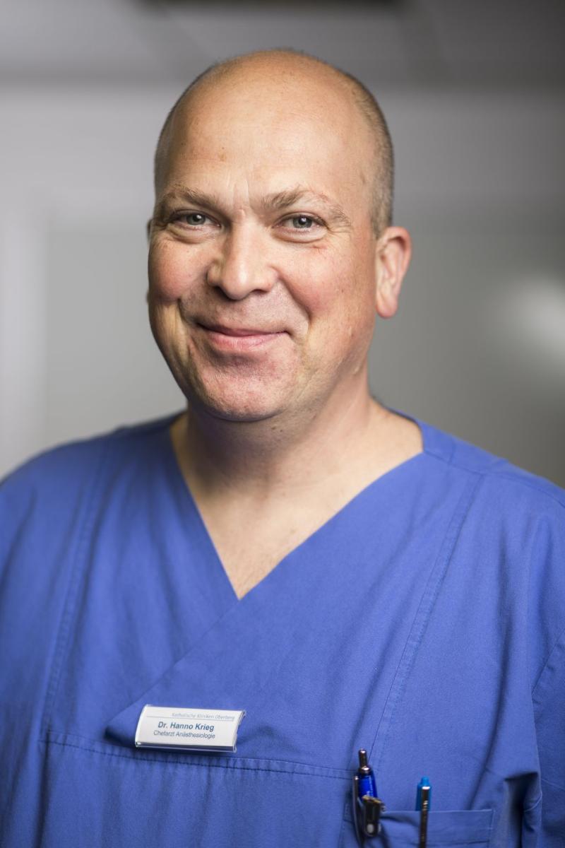 Chefarzt der Anästhesiologie und Intensivmedizin Dr. Hanno Krieg
Ärztlicher Direktor