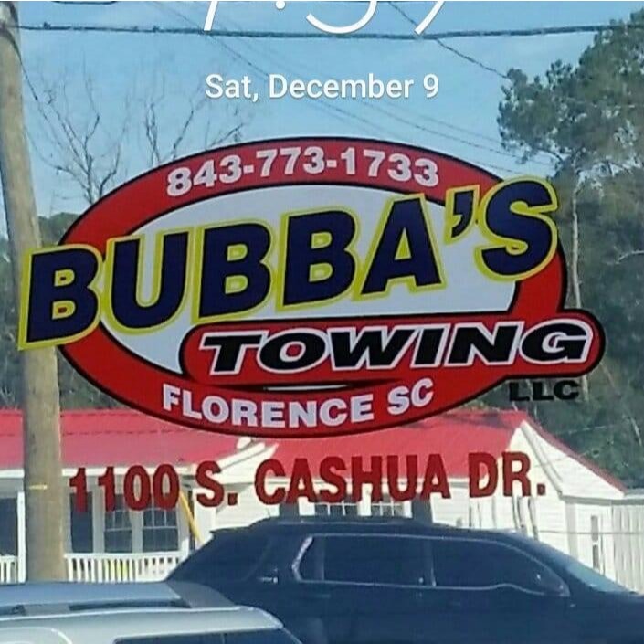 Bubba's Towing LLC Logo