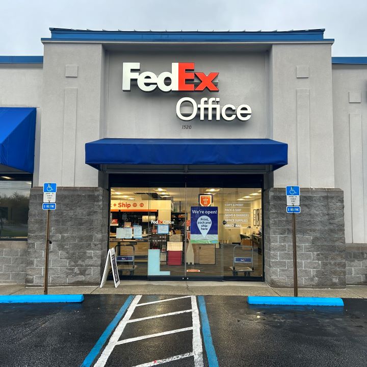 Exterior photo of FedEx Office location at 1520 Airport Blvd\t Print quickly and easily in the self-service area at the FedEx Office location 1520 Airport Blvd from email, USB, or the cloud\t FedEx Office Print & Go near 1520 Airport Blvd\t Shipping boxes and packing services available at FedEx Office 1520 Airport Blvd\t Get banners, signs, posters and prints at FedEx Office 1520 Airport Blvd\t Full service printing and packing at FedEx Office 1520 Airport Blvd\t Drop off FedEx packages near 1520 Airport Blvd\t FedEx shipping near 1520 Airport Blvd