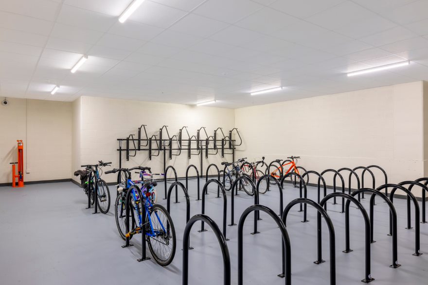 Stow your bike in on-site storage until the next adventure awaits.