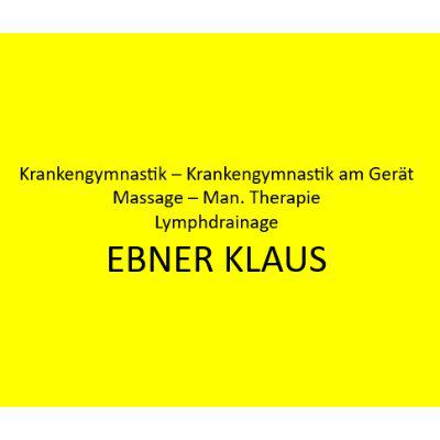 Ebner Klaus Physiotherapie in Hengersberg in Bayern - Logo