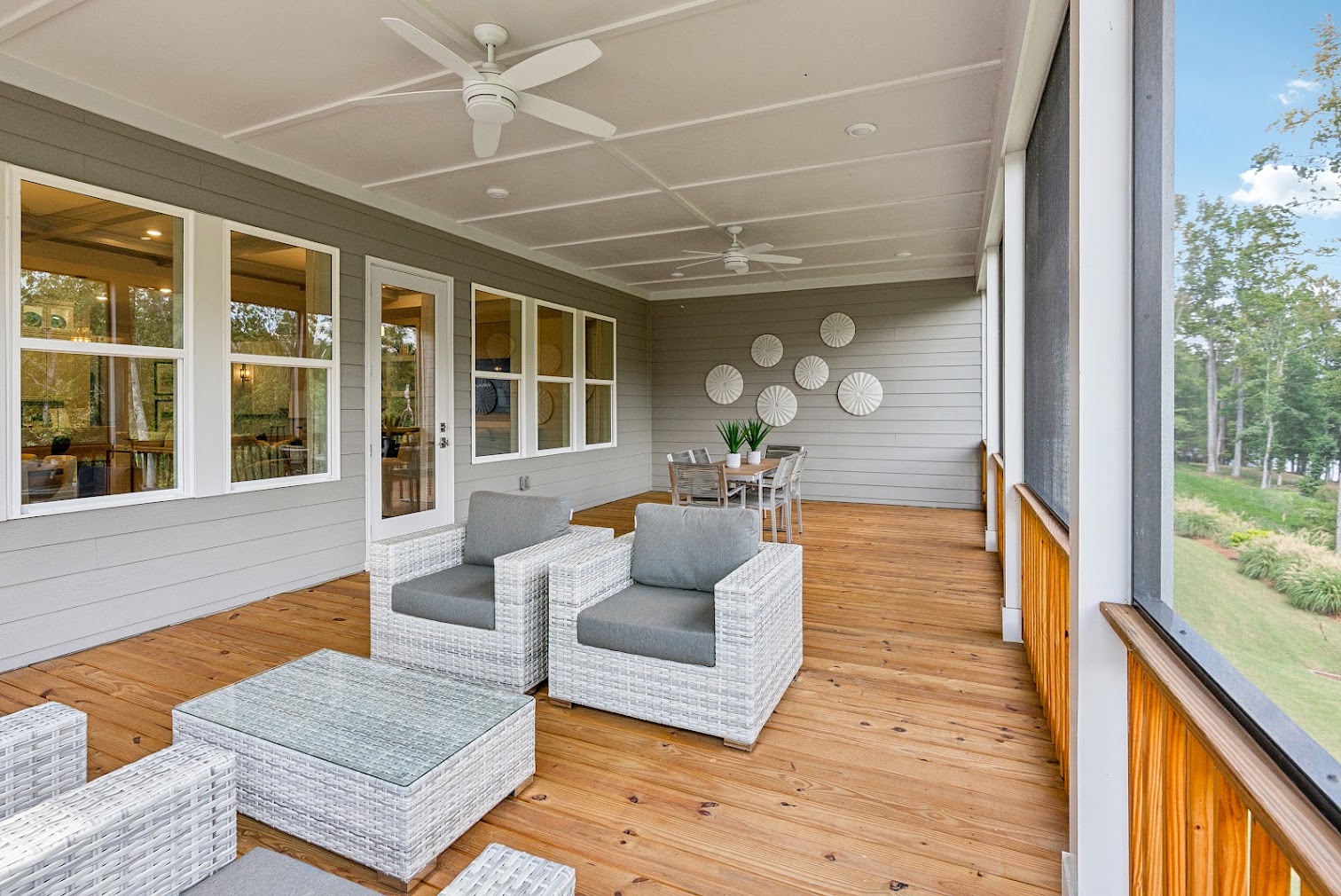 covered porch at Cresswind at Spring Haven