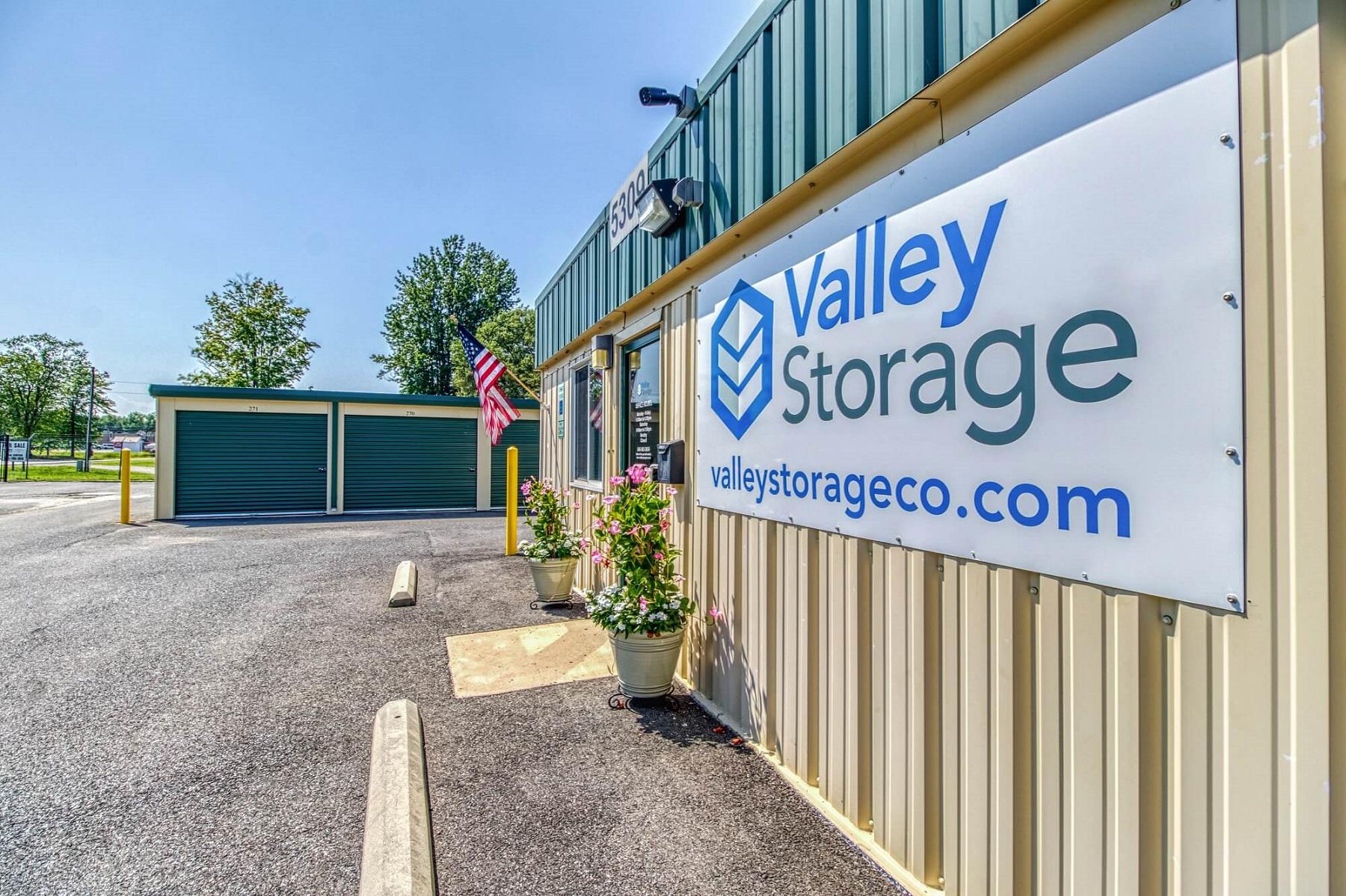 Valley Storage entrance.