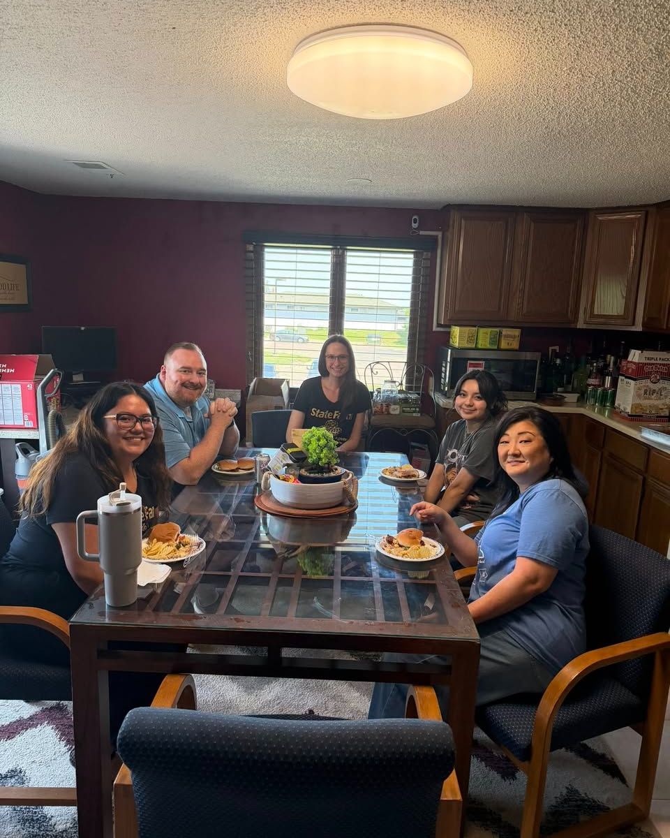 Last week, we enjoyed our monthly office lunch, and Kenzie knocked it out of the park with homemade sloppy joes, pasta salad, and Top the Tater. It was the perfect meal for a summer day. Thanks, Kenzie, and thanks to our amazing team for making it so much fun.