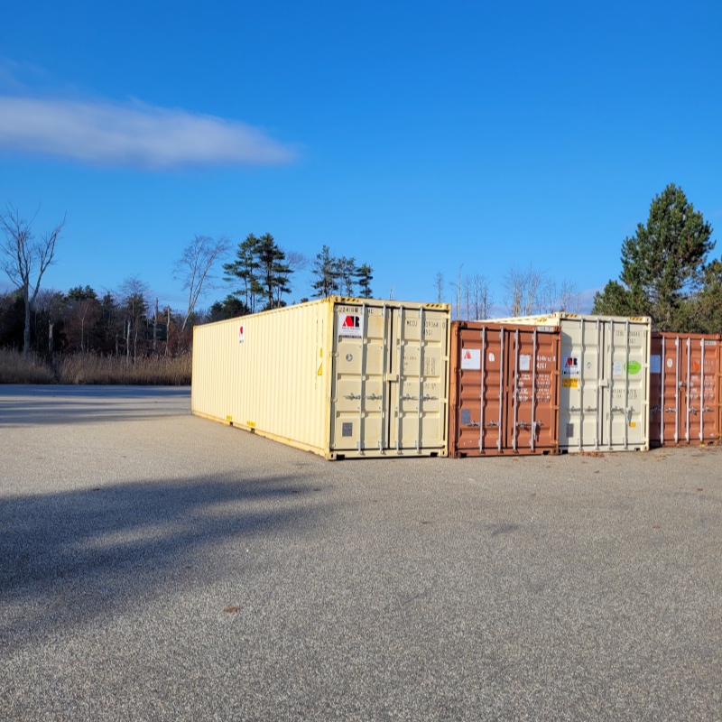 40’ storage container rental delivered to Cabela’s in Scarborough Maine.
Delivery of a 40’ storage c 