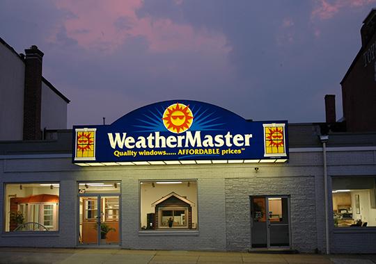 WeatherMaster Windows showroom in Baltimore Maryland.