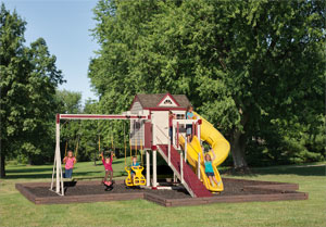 vinyl swingsets, Maintenance free , Splinter Free