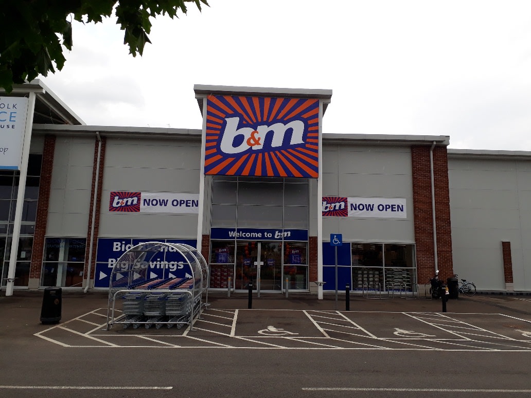 B&M's new store is located at Cromwell Retail Park, Wisbech.