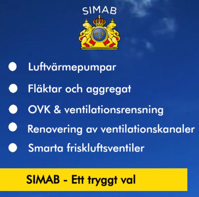 Images SIMAB Ventilation och Sotning