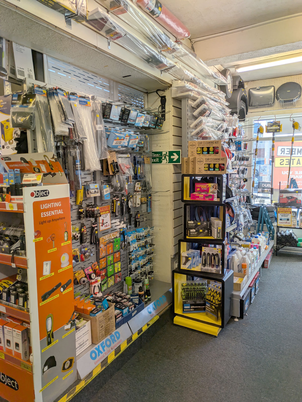 A photograph of inside Wilco Motor Spares, The Jamb, Corby