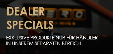 Dealer Specials. Exclusive Produkte für Händler in unserem seperatem Bereich.
Händler Vorteile von Aero Dynamics Shop nutzen.