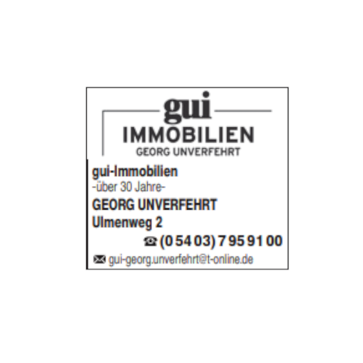 Logo gui-Immobilien Georg Unverfehrt & Karin Homann