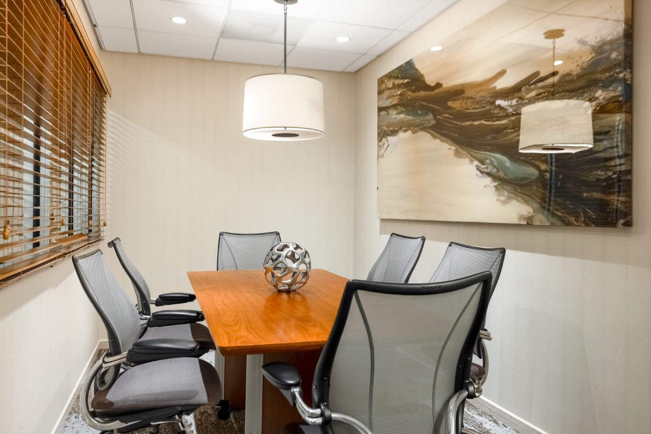 Conference room available for coworking needs