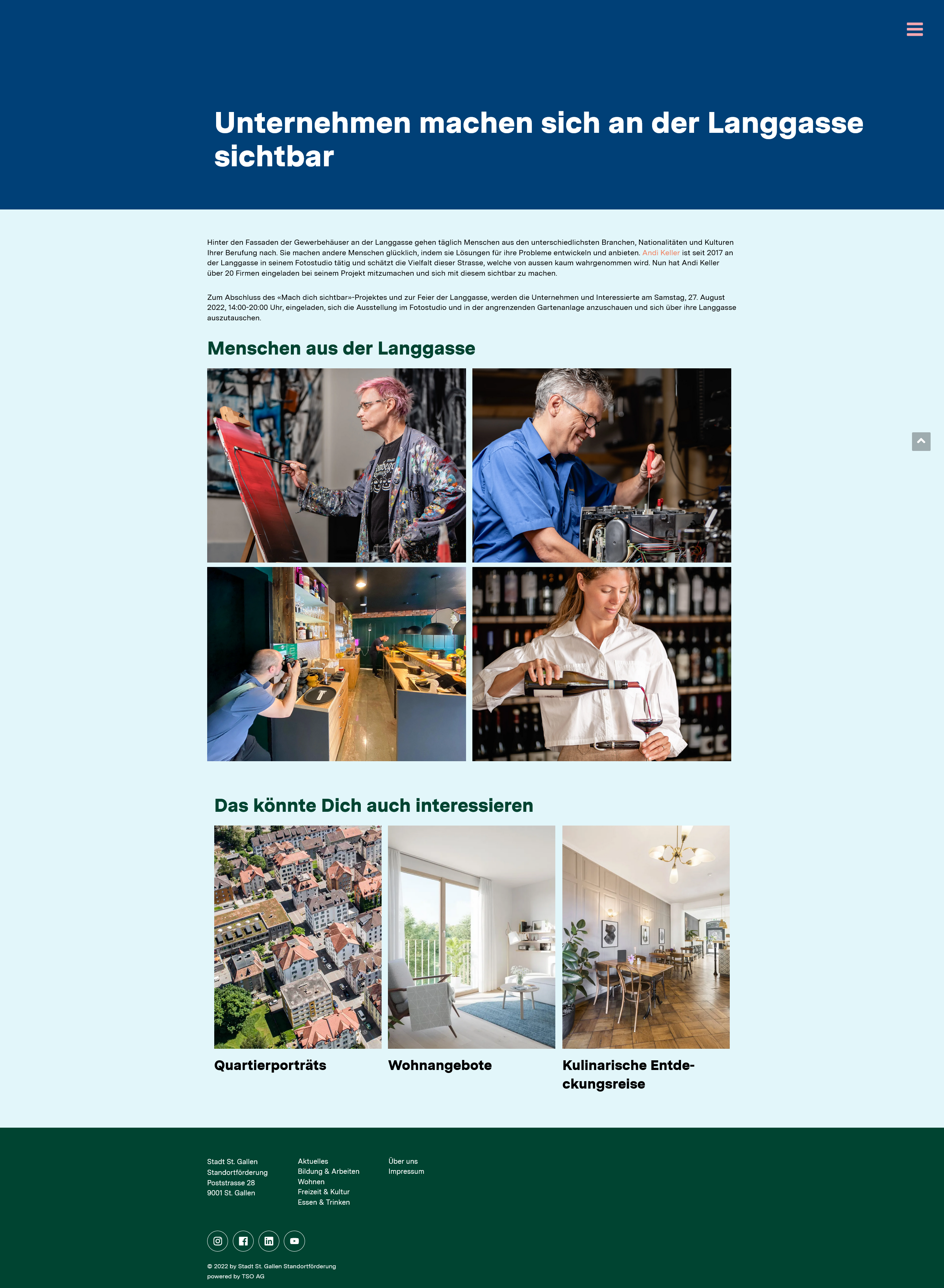 Andi Keller Fotografie + Film, Langgasse 136 in St. Gallen