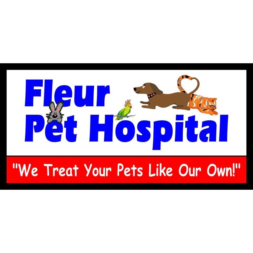 Fleur Pet Hospital Logo