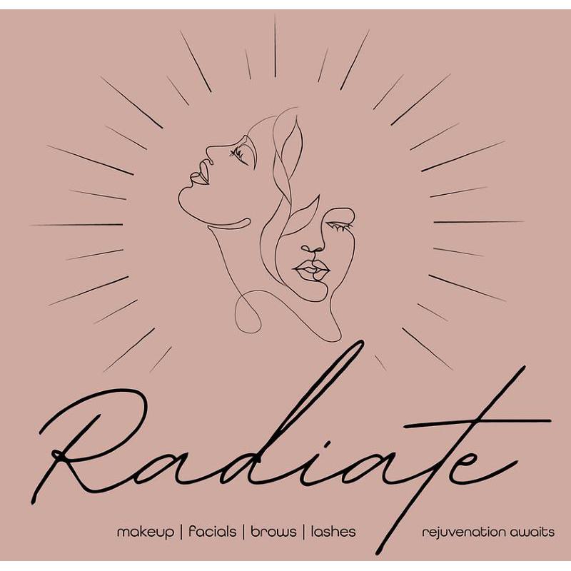 Radiate Studio | Esthetics & Event Makeup + Hair Logo