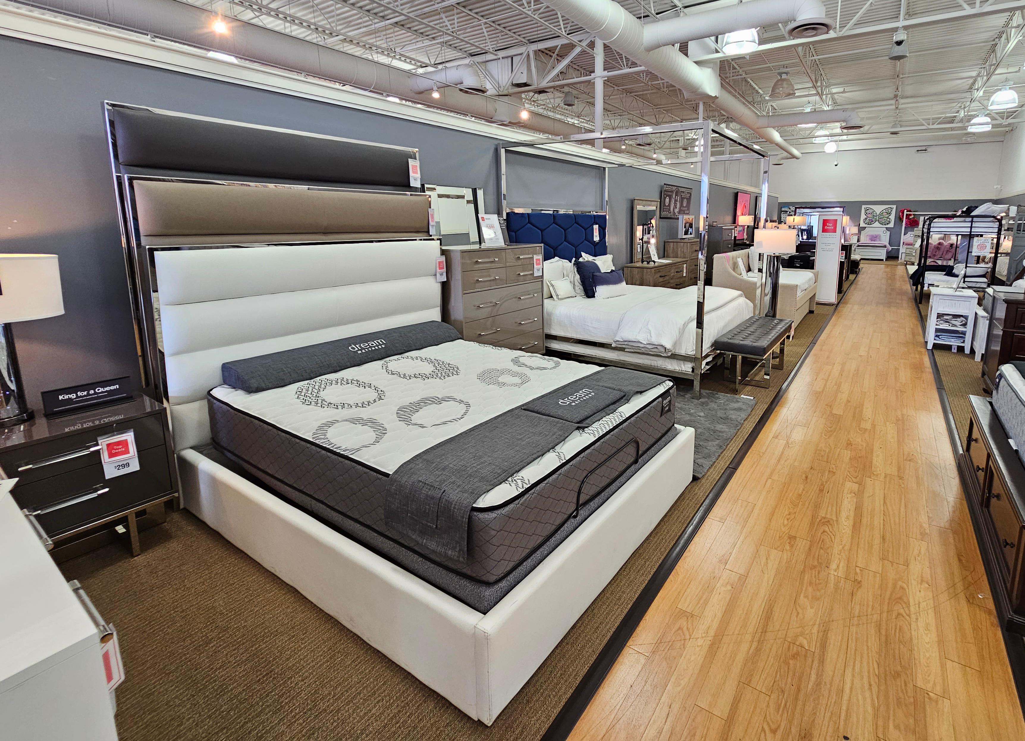 Value city bed in deals a box