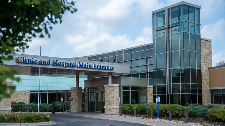 photo of Aspirus Langlade Hospital & Clinic entrance