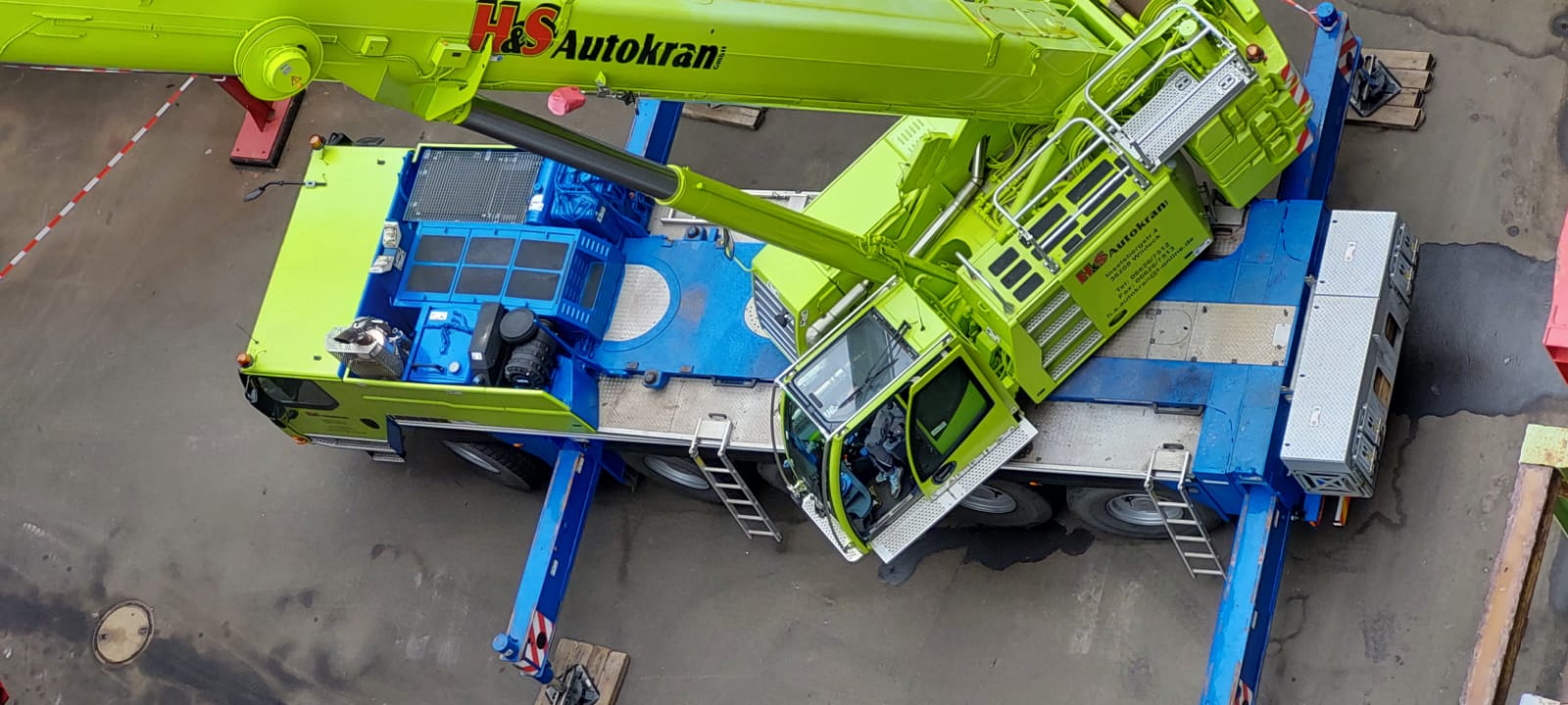 H & S Autokran GmbH - Kran im Einsatz